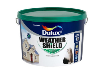 DULUX WEATHERSHIELD BRILLIANT WHITE 10L